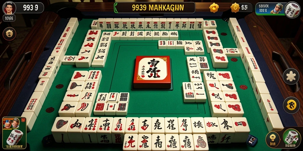 Tampilan gameplay Mahjong yang seru dan menantang.
