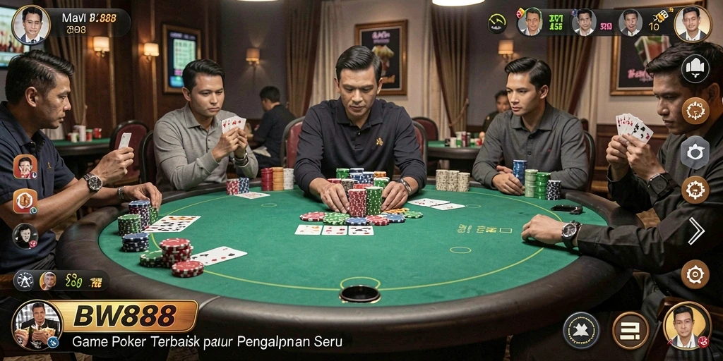 Gameplay BW888 yang seru dan interaktif dalam poker