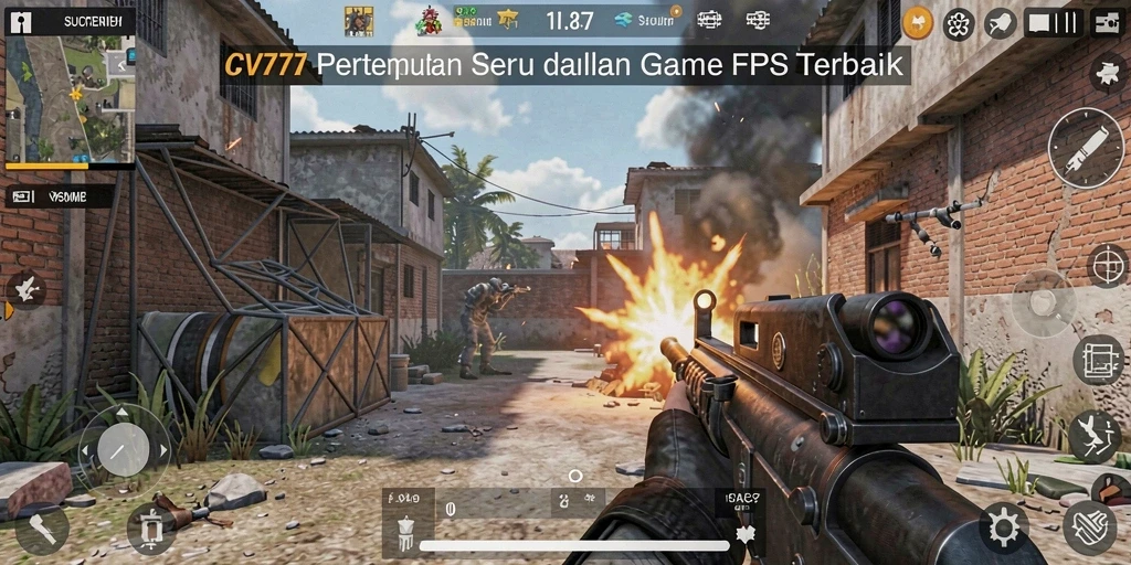 Screenshot gameplay CV777 dengan aksi tembak-menembak seru dan grafis menawan.