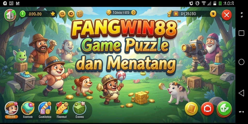 Tampilan gameplay menantang dalam FANGWIN88 dengan teka-teki yang menarik.