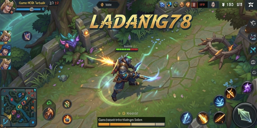 Screenshot dari gameplay seru LADANG78 yang menampilkan aksi intens di medan perang.