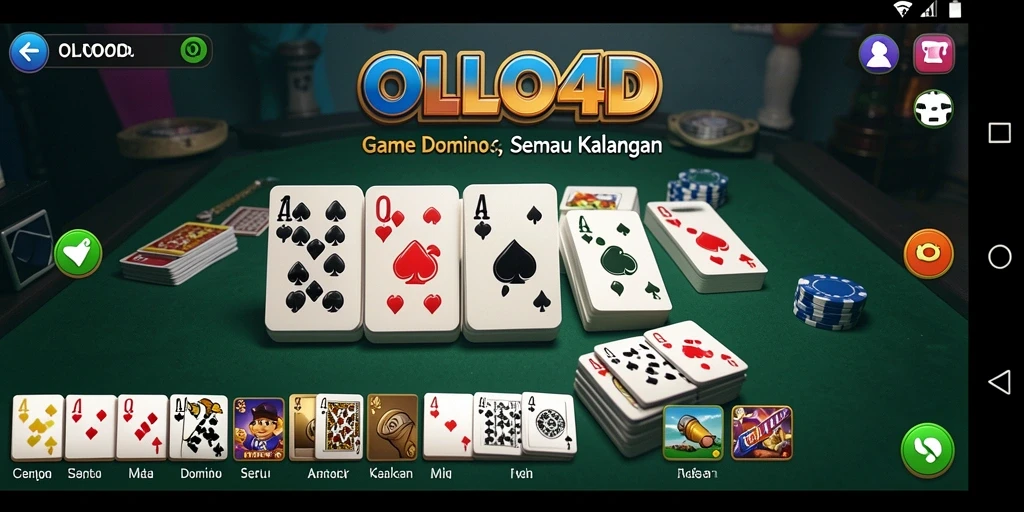 Tampilan gameplay Domino yang menarik dan menantang.