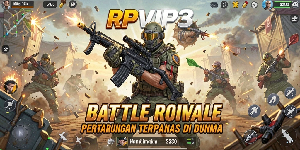 Tampilan gameplay intens dan strategi dalam <strong>RPVIP3</strong> yang mengasyikkan.