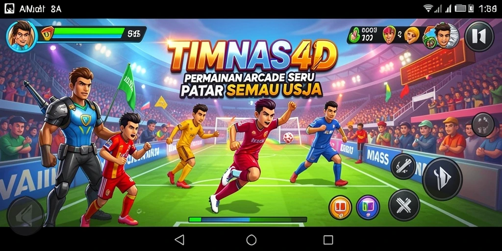 Tangkapan layar gameplay TIMNAS4D yang seru dan penuh warna.