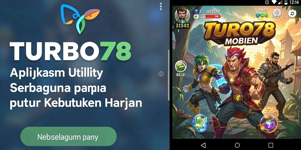 Tampilan antarmuka TURBO78 yang modern dan intuitif.